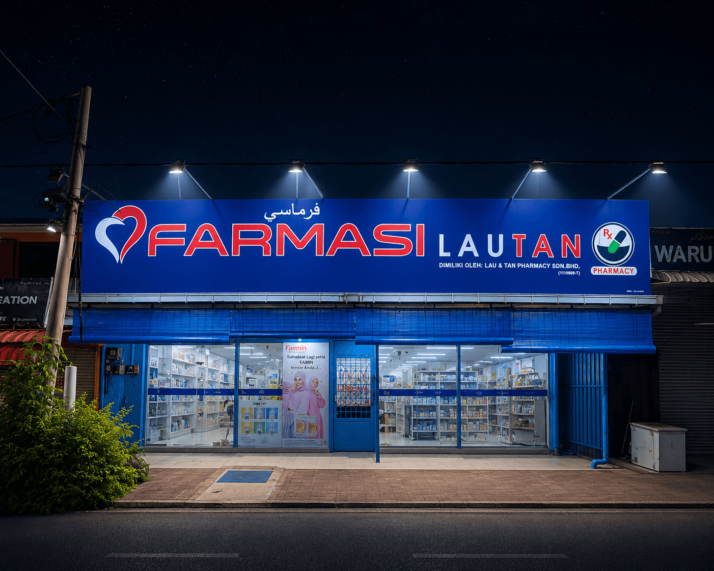 Farmasi Lautan Bukit Besar storefront