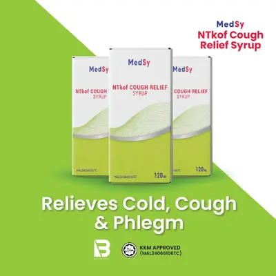 Medsy Ntkof Cough Relief Syrup 120 ml